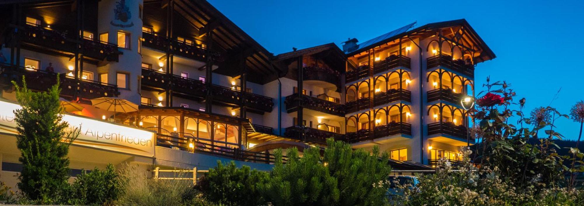 Hotel Alpenfrieden Maranza Exterior foto